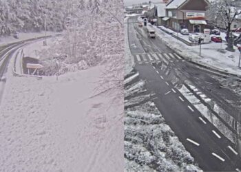 Ponoči nas je obiskala zima: Sneg pobelil Slovenijo (FOTO)