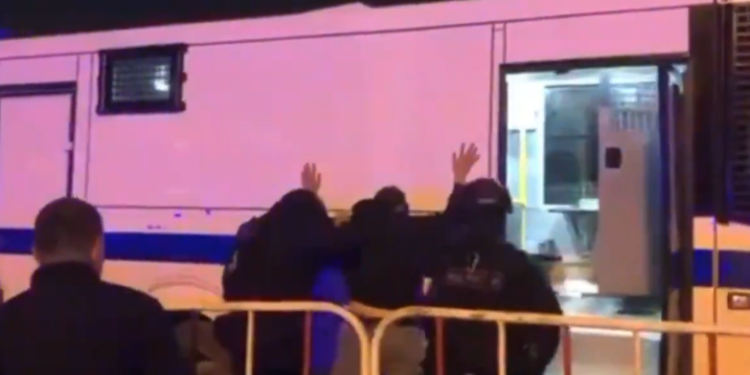 Aretiran prvi terorist v Moskvi (VIDEO)