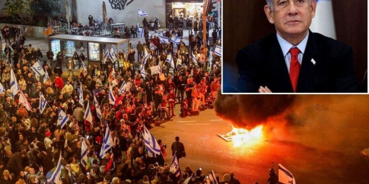 Izraelske demonstracije - Netanjahu