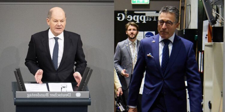 Olaf Scholz Anders Fogh Rasmussen
