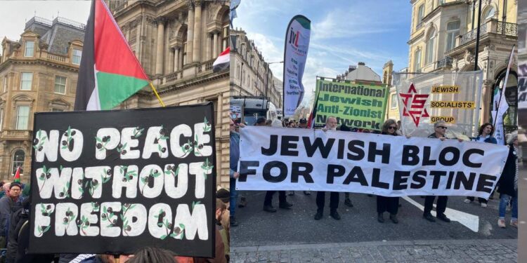 Protestni shodi proti nasilju v Gazi