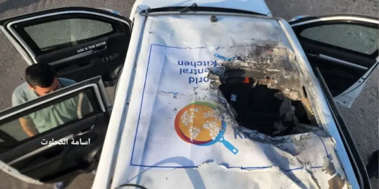 Izraelski napad na humanitarne delavce