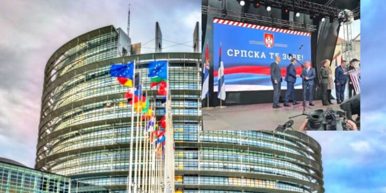 EU se je odzvala na shod ‘Srbska te kliče’ in poteze NSRS: Obsodila zanikanje genocida v Srebrenici