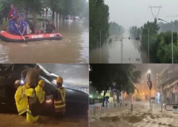 Kitajski grozijo poplave, evakuiranih že 20.000 ljudi