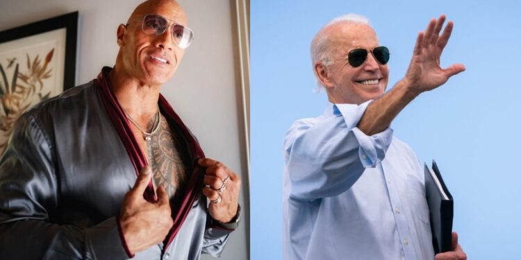 Foto: Canva/Instagram/TheRock/Joe Biden