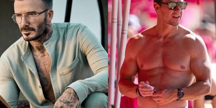 Foto: Canva/Instagram/David Beckham/Mark Wahlberg