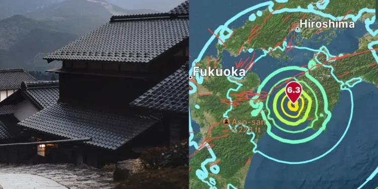 Japonsko stresel potres