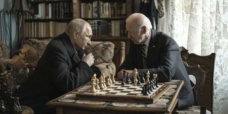 Sankcije proti Rusiji - Putin in Biden