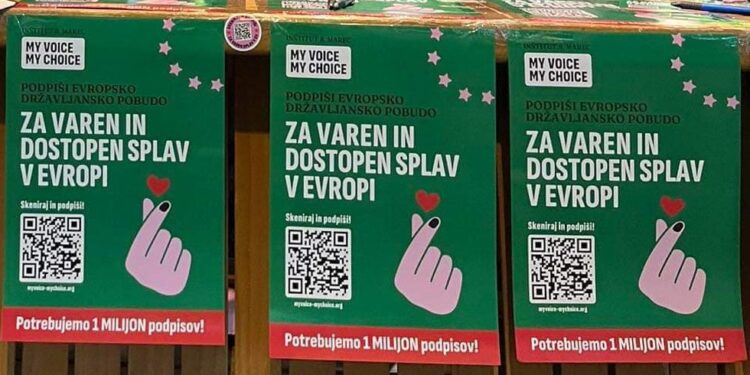 “Solidarnost je najlepša oblika upora”: Inštitut 8. marec v enem tednu zbral 100.000 podpisov za varen in dostopen splav v EU