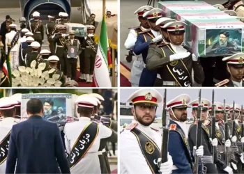 Pogrebna slovesnost iranskega predsednika Ebrahima Raisija