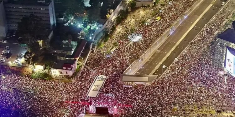 Množični protesti v Tel Avivu