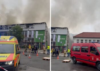 Škoda po požaru v Palomi ocenjena na pet milijonov evrov, poškodovan je tudi en gasilec