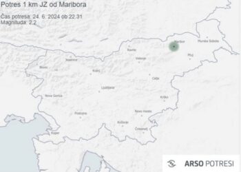Potres z magnitudo 2.1 prebudil prebivalce Štajerske