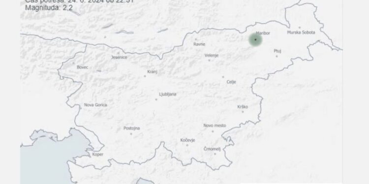 Potres z magnitudo 2.1 prebudil prebivalce Štajerske