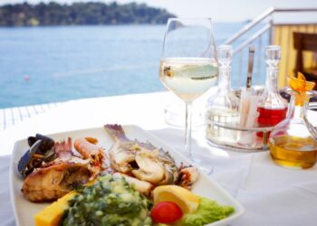 Slika obroka na Hrvaškem