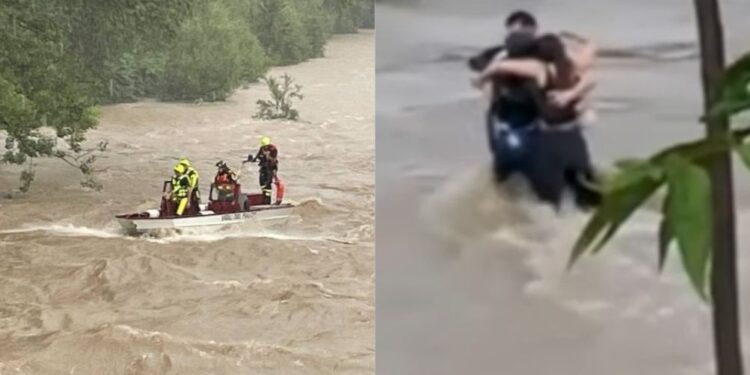 Na Nadiži po neurju še vedno iščejo trojico mladih: Poskušali so se oprijeti drug drugega, vendar jih je voda odnesla v različne smeri (FOTO, VIDEO)