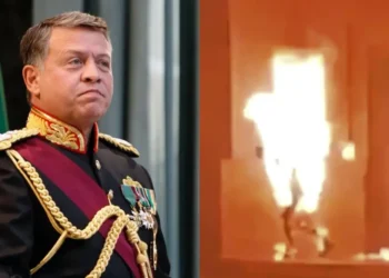 Jordanija: Moški se je zažgal  v protest dogajanju v Gazi (VIDEO)