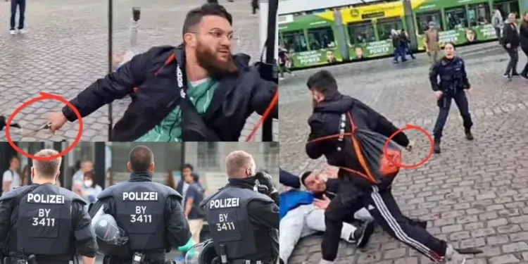 Nemčija napad z nožem