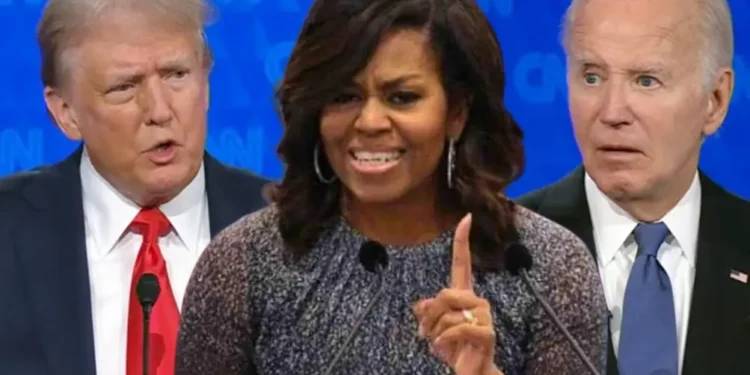 Michelle Obama, Donald Trump, Joe Biden