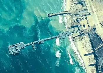 Začasni pomol v Gazi