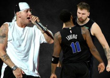 Eminem presenetil s skladbo o Dončiću in Irvingu (VIDEO)