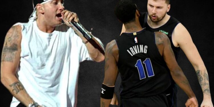 Eminem presenetil s skladbo o Dončiću in Irvingu (VIDEO)