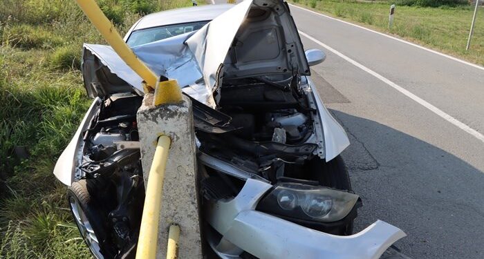 Pijan voznik zletel s ceste – kljub vsemu ostal nepoškodovan!(FOTO)