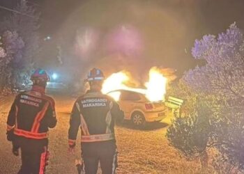 Gornji Tučepi v ognju: Pogorele hiše, gasilci evakuirali prebivalce (VIDEO)