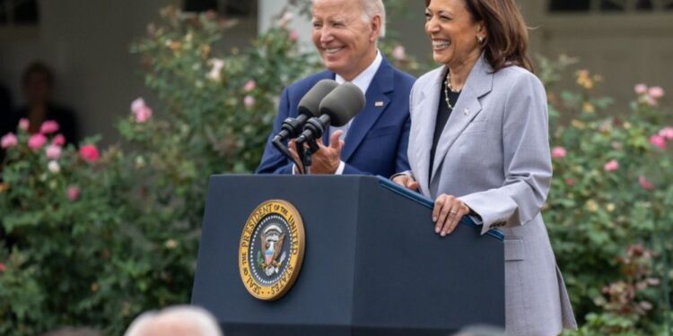 Kamala Harris in Joe Biden
