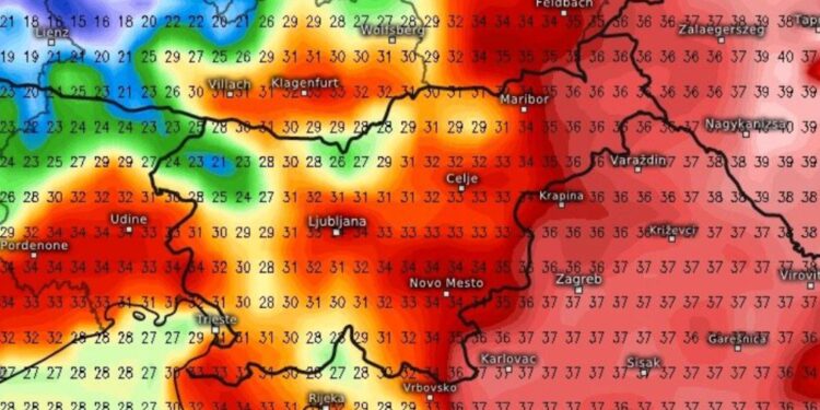 Vročinski val vztraja: Med najtoplejšimi juliji v zgodovini