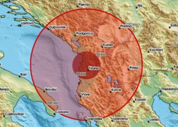 Potres z magnitudo 4,4 ponoči zbudil Albanijo, Črno Goro in Hrvaško