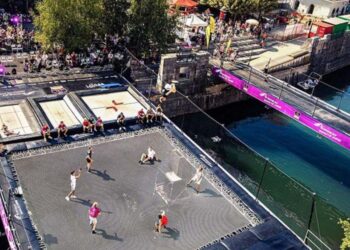 Odbito na Ljubljanici: Akrobacije, ki jih ne boste videli nikjer drugje