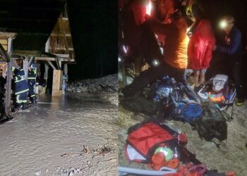 Neurje povzročilo kaos na Gorenjskem: Skavti in planinci potrebovali reševanje (FOTO)