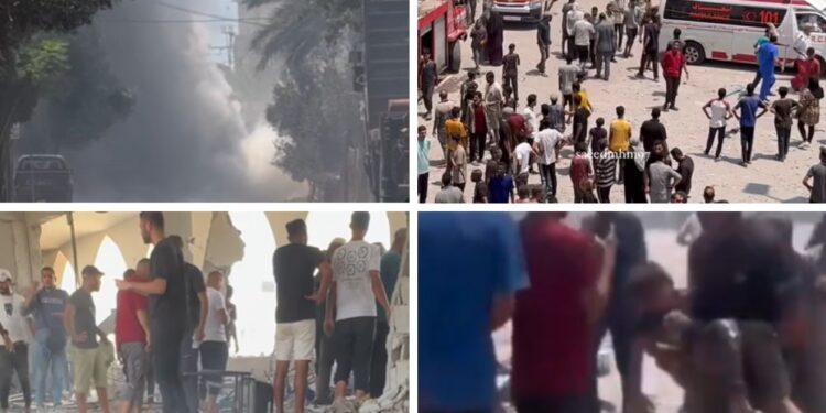 Izrael v napadu na šolo ubil 30 oseb, več kot 100 ranjenih (FOTO, VIDEO)