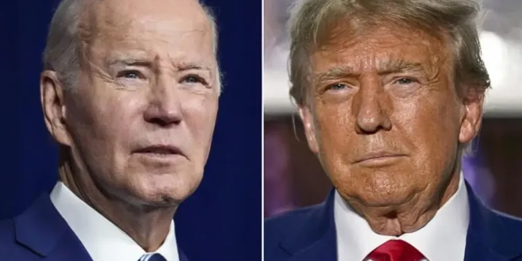 Joe Biden in Donald Trump