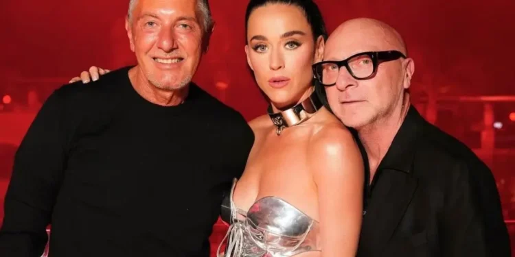 Katy Perry, Domenico Dolce in Stefano Gabbana