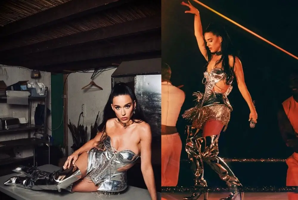 Katy Perry v Dolce & Gabbana obleki