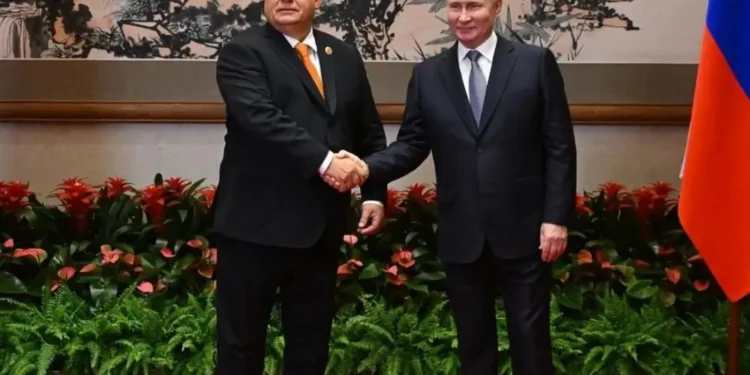 Viktor Orban in Vladimir Putin