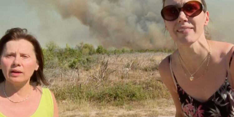 Prebivalke Šibenika razburjene zaradi požarov: “Potrebujemo več gasilcev!”(VIDEO)