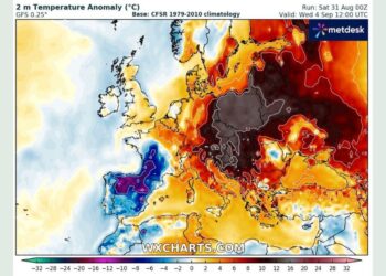 Vročinski val v septembru: Pred nami najbolj vroč začetek septembra v zgodovini meritev