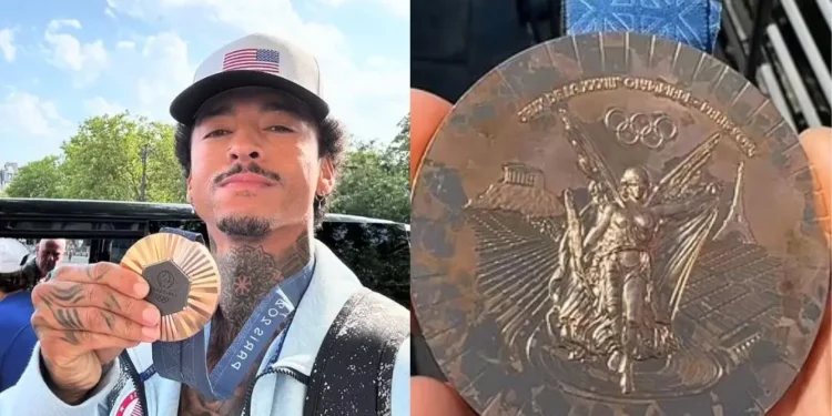 Bronasti olimpijec razkril stanje osvojene medalje po enem tednu (VIDEO)