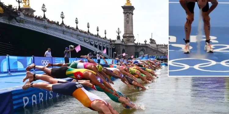 Onesnaženost reke Sene med olimpijskimi igrami