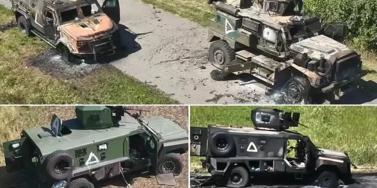 Ukrajinske sile v ruski pokrajini Kursk izgubljajo veliko vojaške opreme (FOTO)