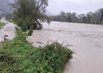 Narava pokazala zobe: Plaz zasul cesto, poplavljena polja in kleti