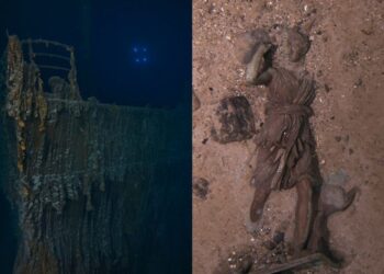 Zgodovinsko odkritje na Titaniku: Kip Diane iz Versaillesa našli na morskem dnu (FOTO)