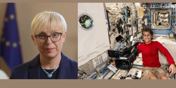 Vesoljska povezava: Slovenska predsednica čestitala astronavtki Suniti Williams za rojstni dan (VIDEO)