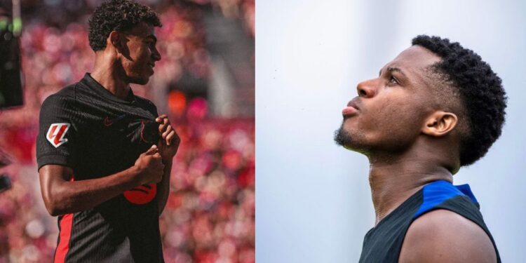 Lamine Yamal, Ansu Fati