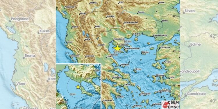 Močan potres v Grčiji: Epicenter blizu Halkidikija, številni prestrašeni