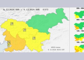 ARSO izdal oranžno opozorilo zaradi močne burje na Primorskem (FOTO)