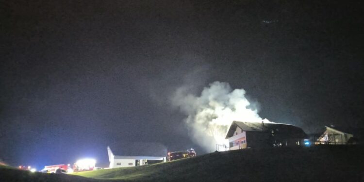 Požar v Šentilju: Hitra intervencija gasilcev preprečila hujšo katastrofo